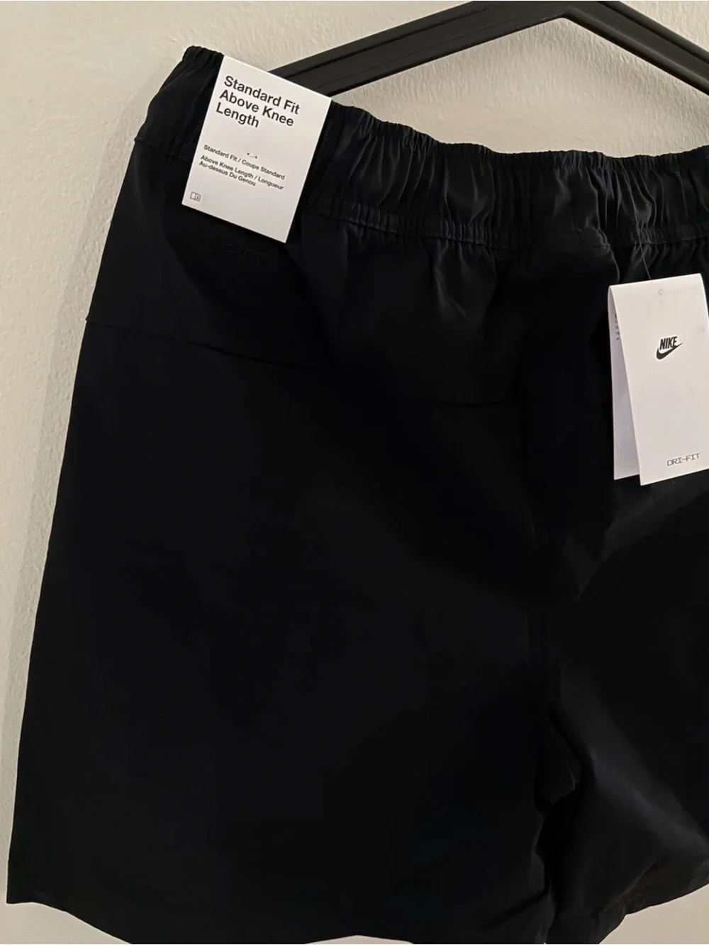 Men's Nike Tech Woven Shorts Casual Lounge Athletic Black HQ0470-010 Size Medium